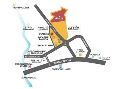 Avida Atria T2-F ,5Mins To Festive Walk And 4 Mins To Iloilo Convention Center Aparthotel Eksteriør bilde